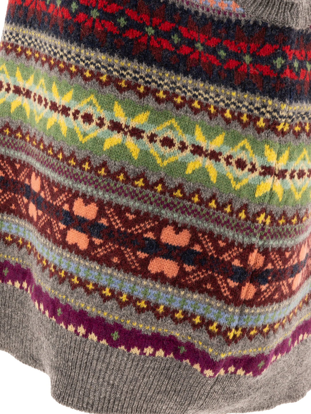 Fair Isle Knitwear Grey