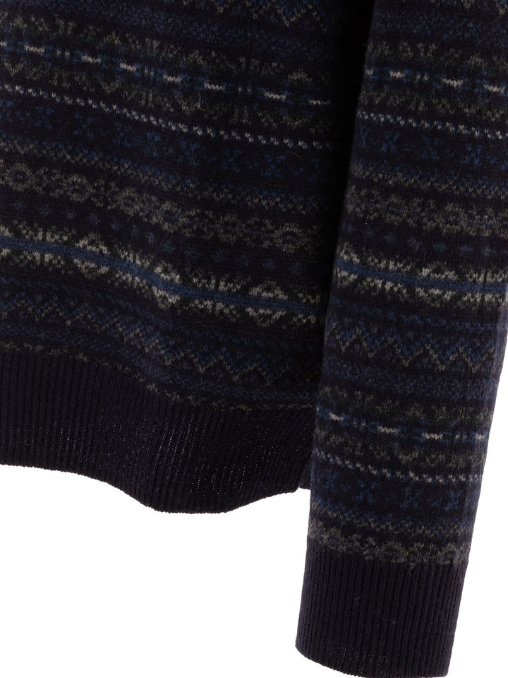 Fair Isle Knitwear Blue