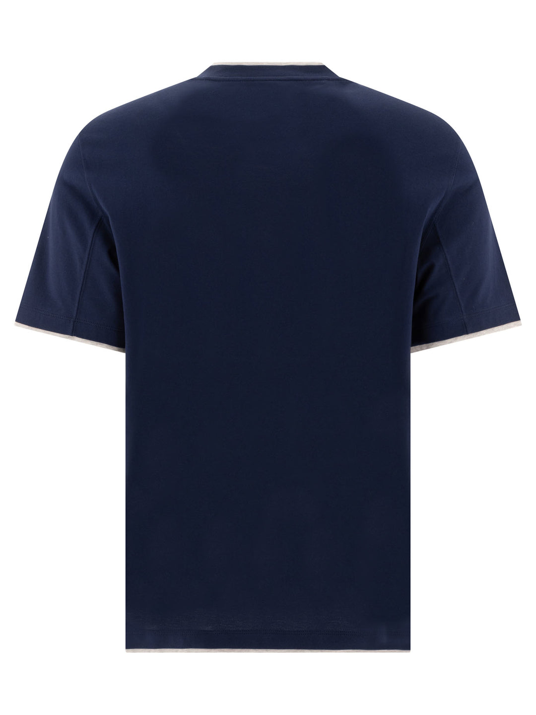 Faux Layering T-Shirts Blue