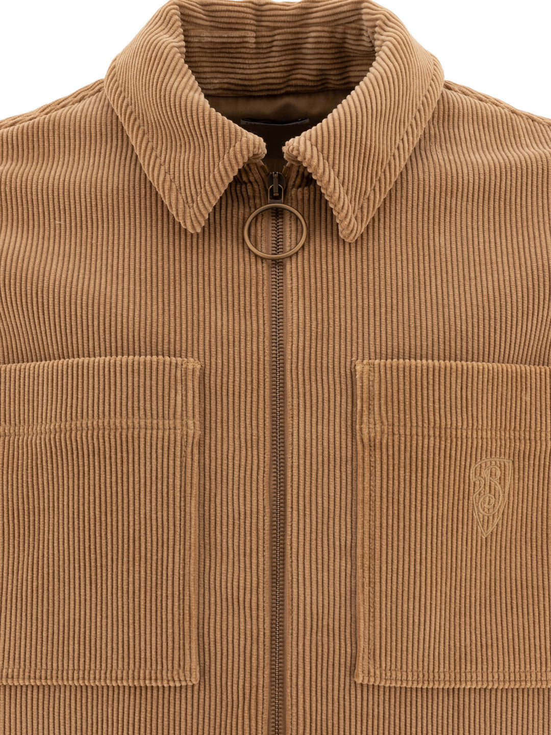 Corduroy Overshirt Jackets Brown