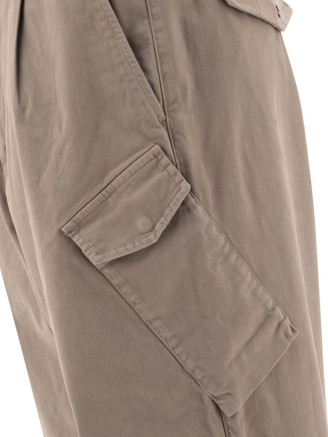 Stretch Sateen Trousers Grey