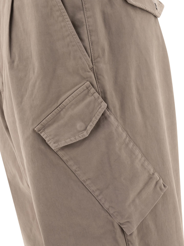 Stretch Sateen Trousers Grey