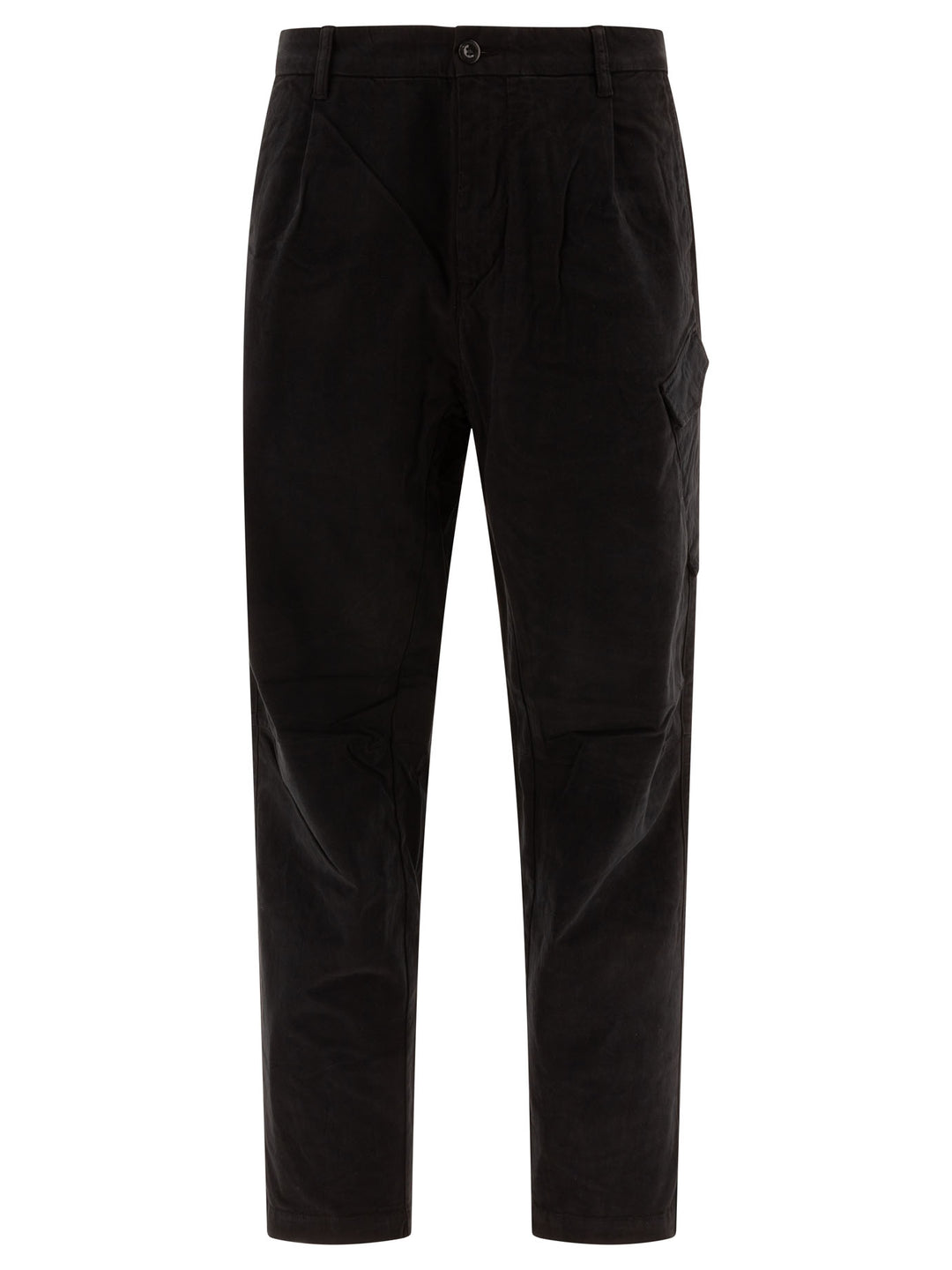 Stretch Sateen Trousers Black