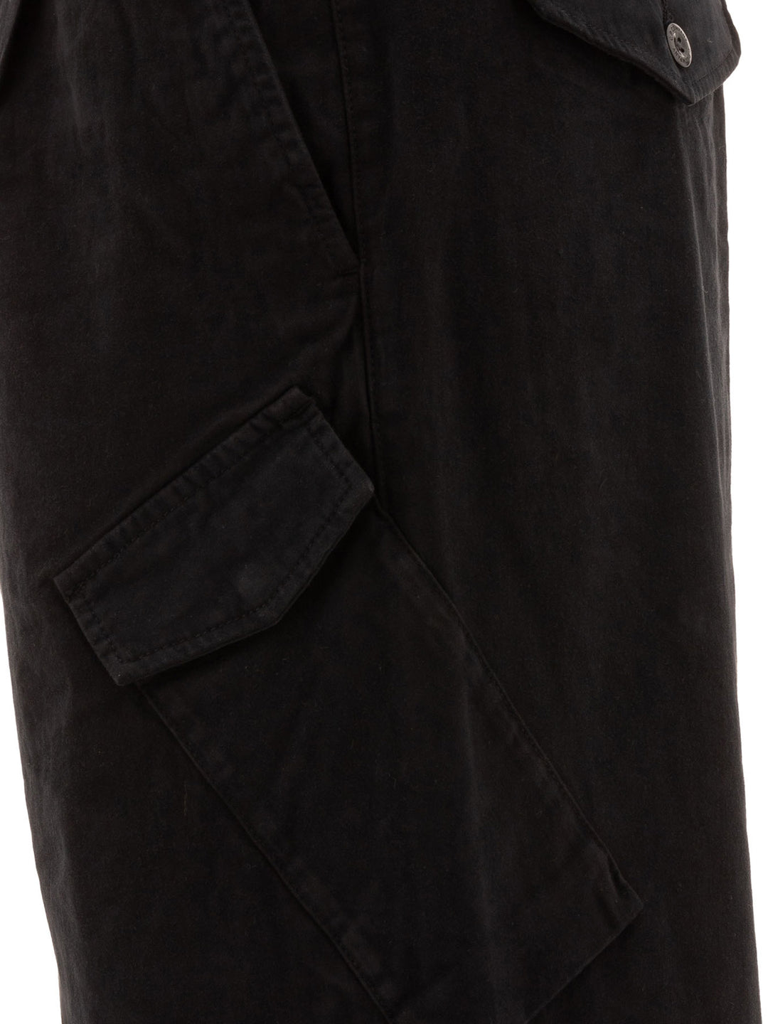 Stretch Sateen Trousers Black