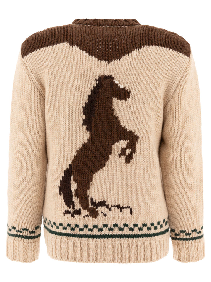 Horses Knitwear Beige