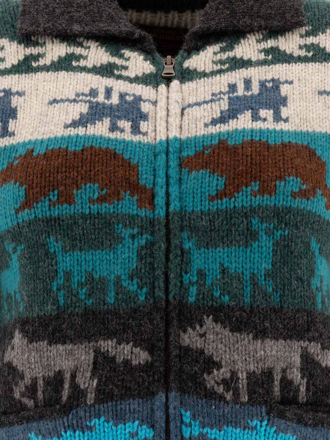 Fair Isle Knitwear Grey