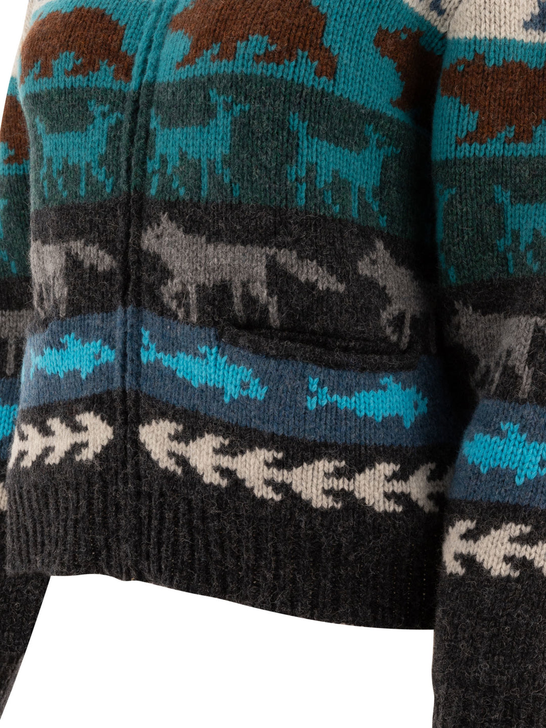 Fair Isle Knitwear Grey