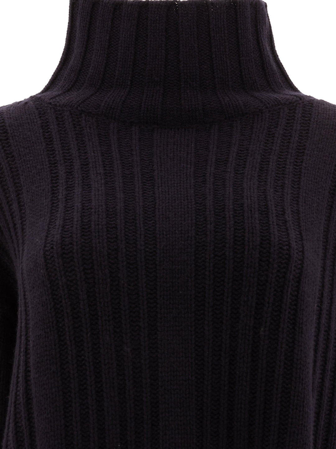 Wool And Cashmere Turtleneck Sweater Knitwear Blue