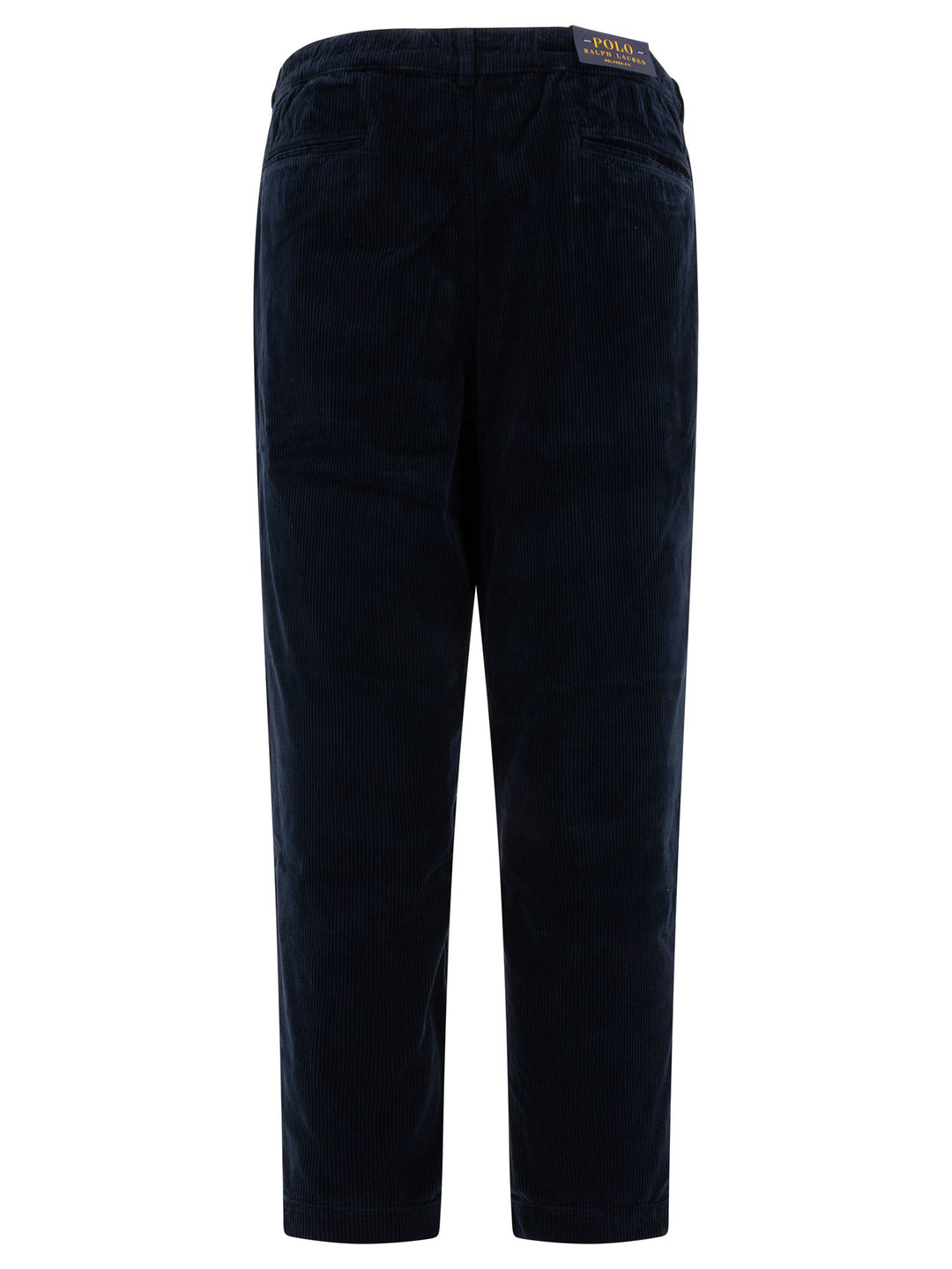 Pleated Corduroy Trousers Blue