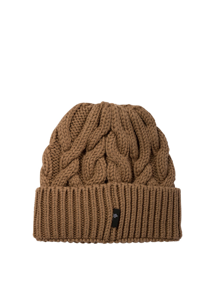 Wool Beanie Hats Brown