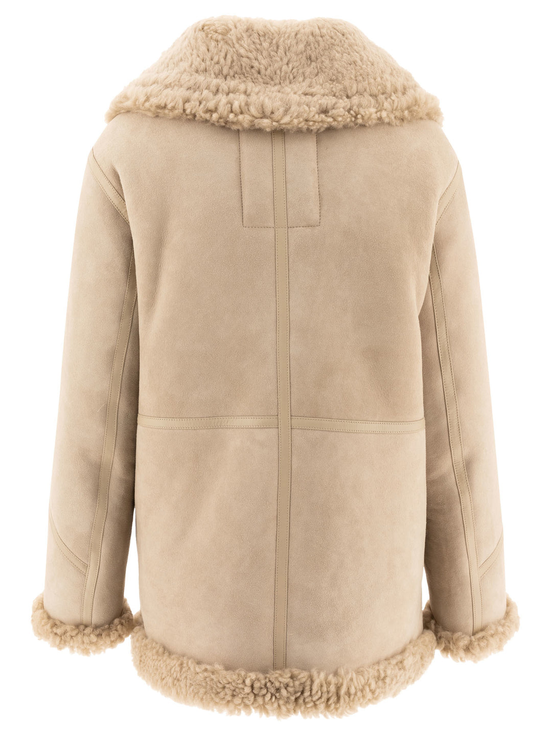 Shearling Jacket Jackets Beige