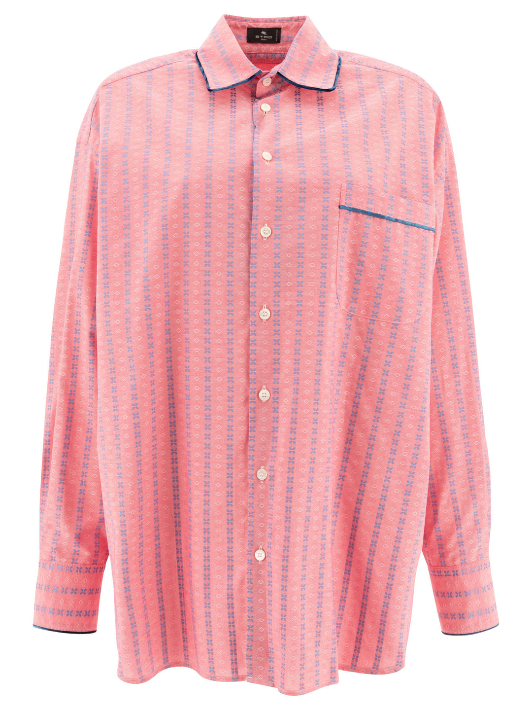 Jacquard Shirt Shirts Pink