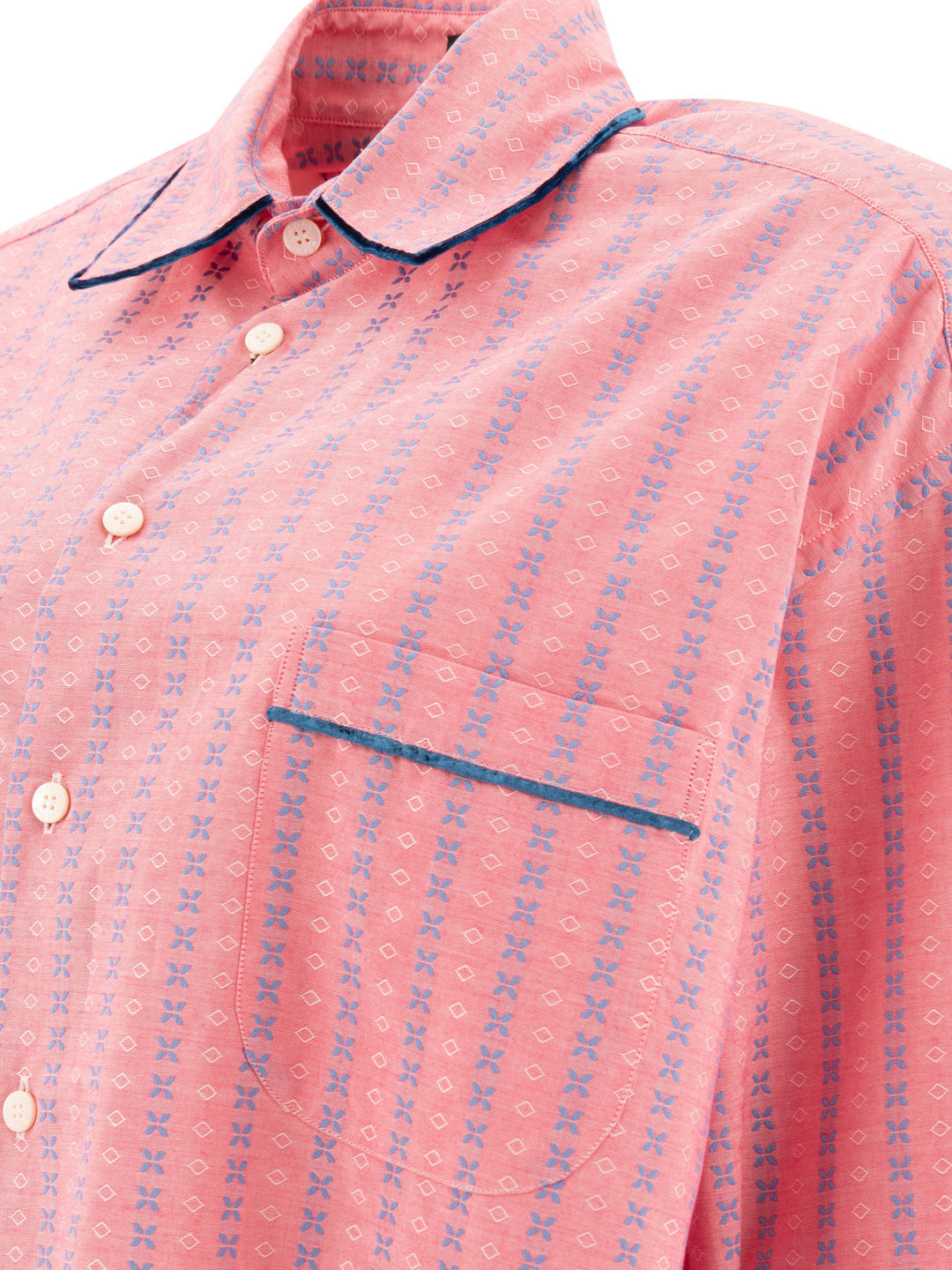 Jacquard Shirt Shirts Pink