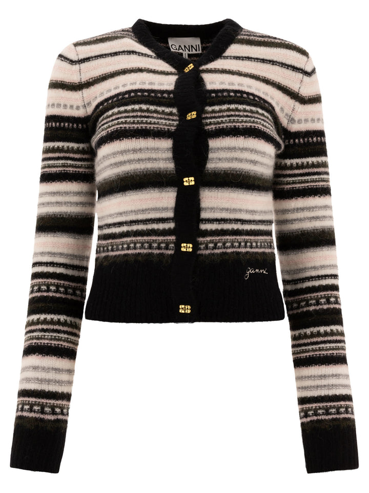 Fair Isle Knitwear Black