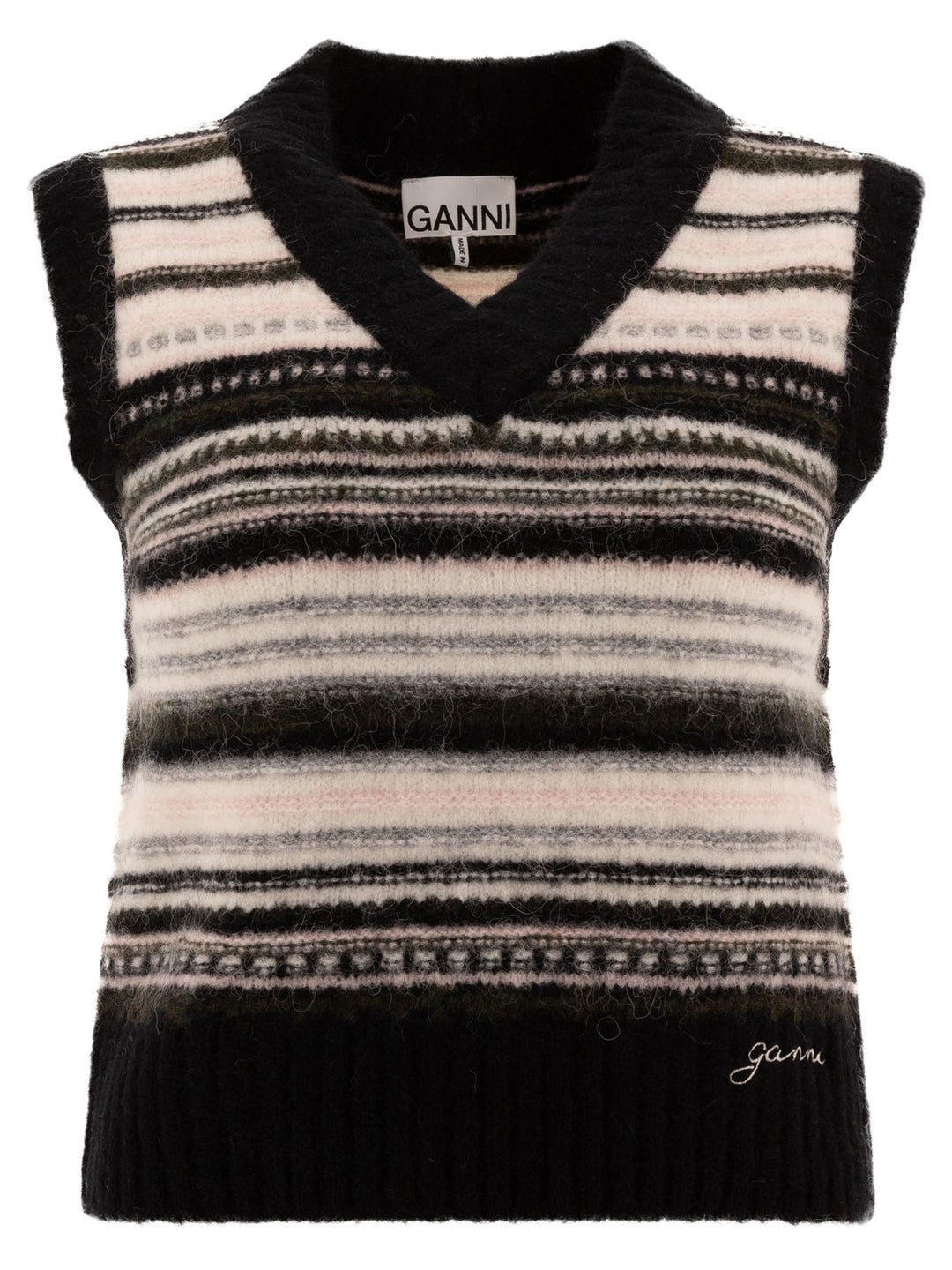 Fair Isle Knitwear Black