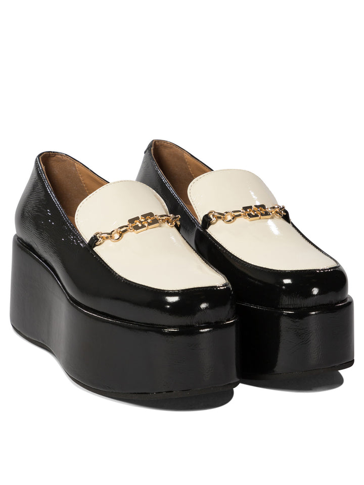 Wedge Loafers Loafers & Slippers Black