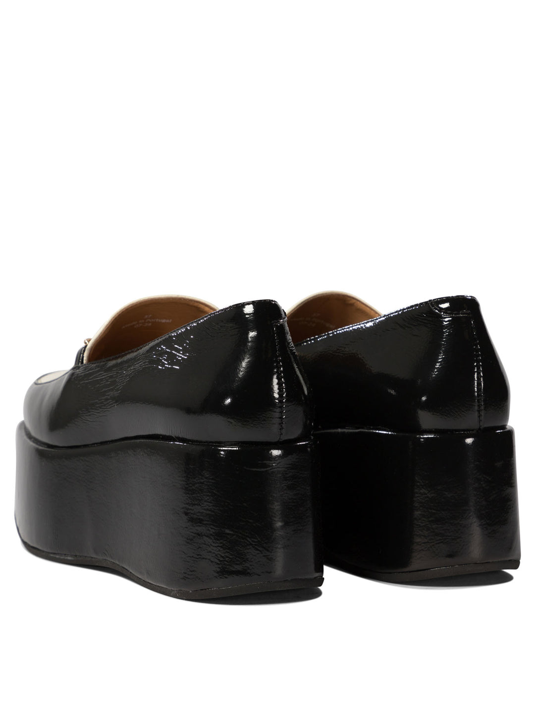 Wedge Loafers Loafers & Slippers Black