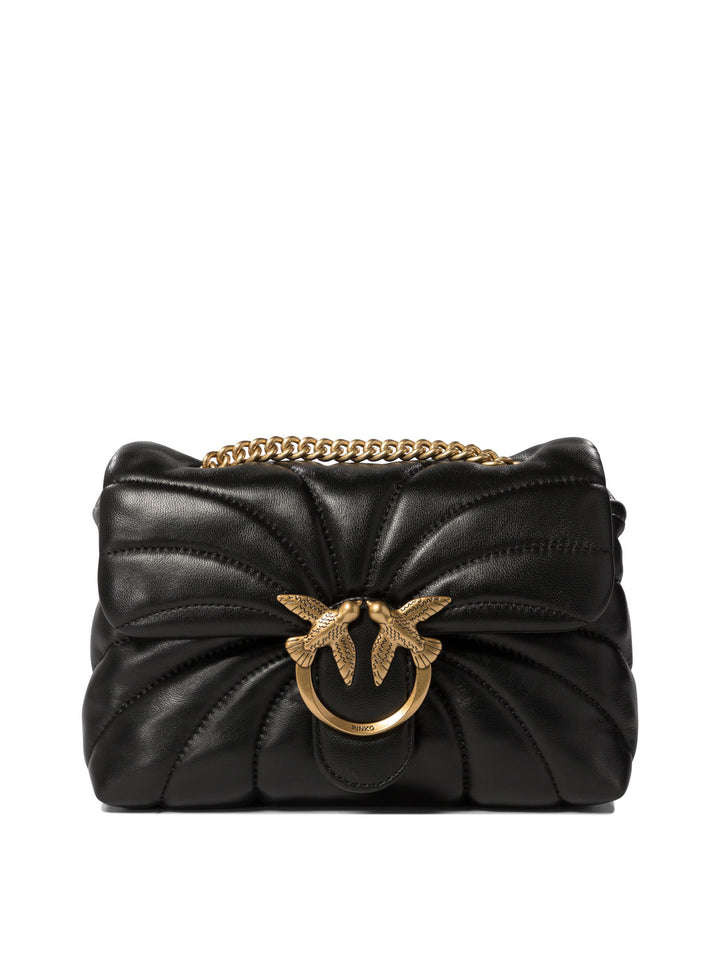 Love Puff Mini Crossbody Bags Black