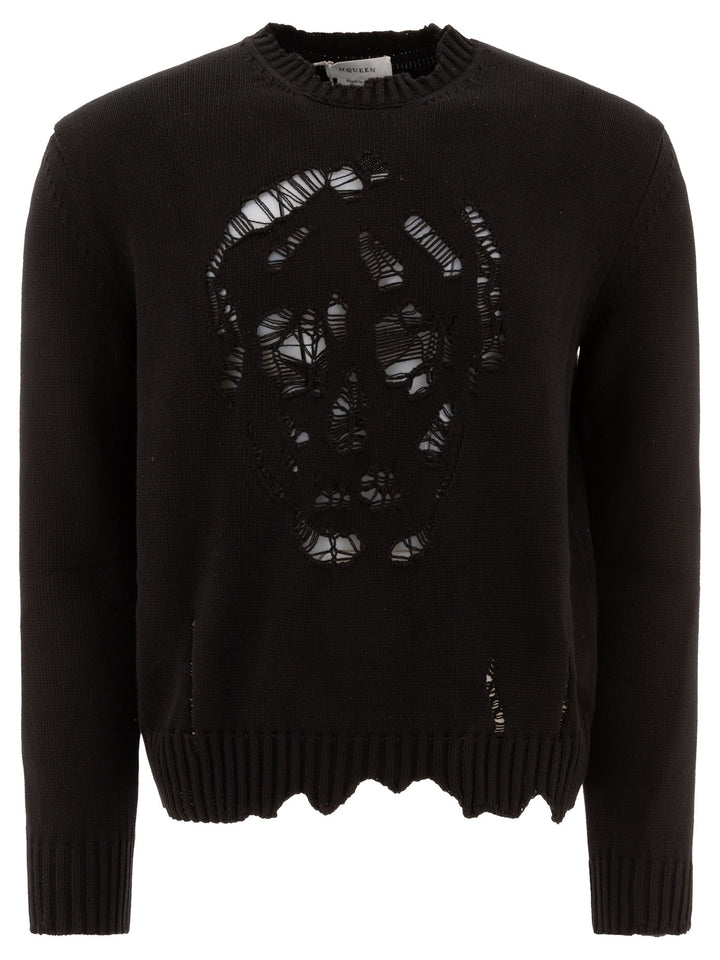 Skull Knitwear Black