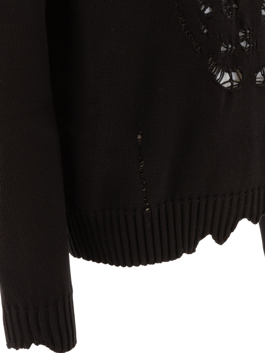 Skull Knitwear Black