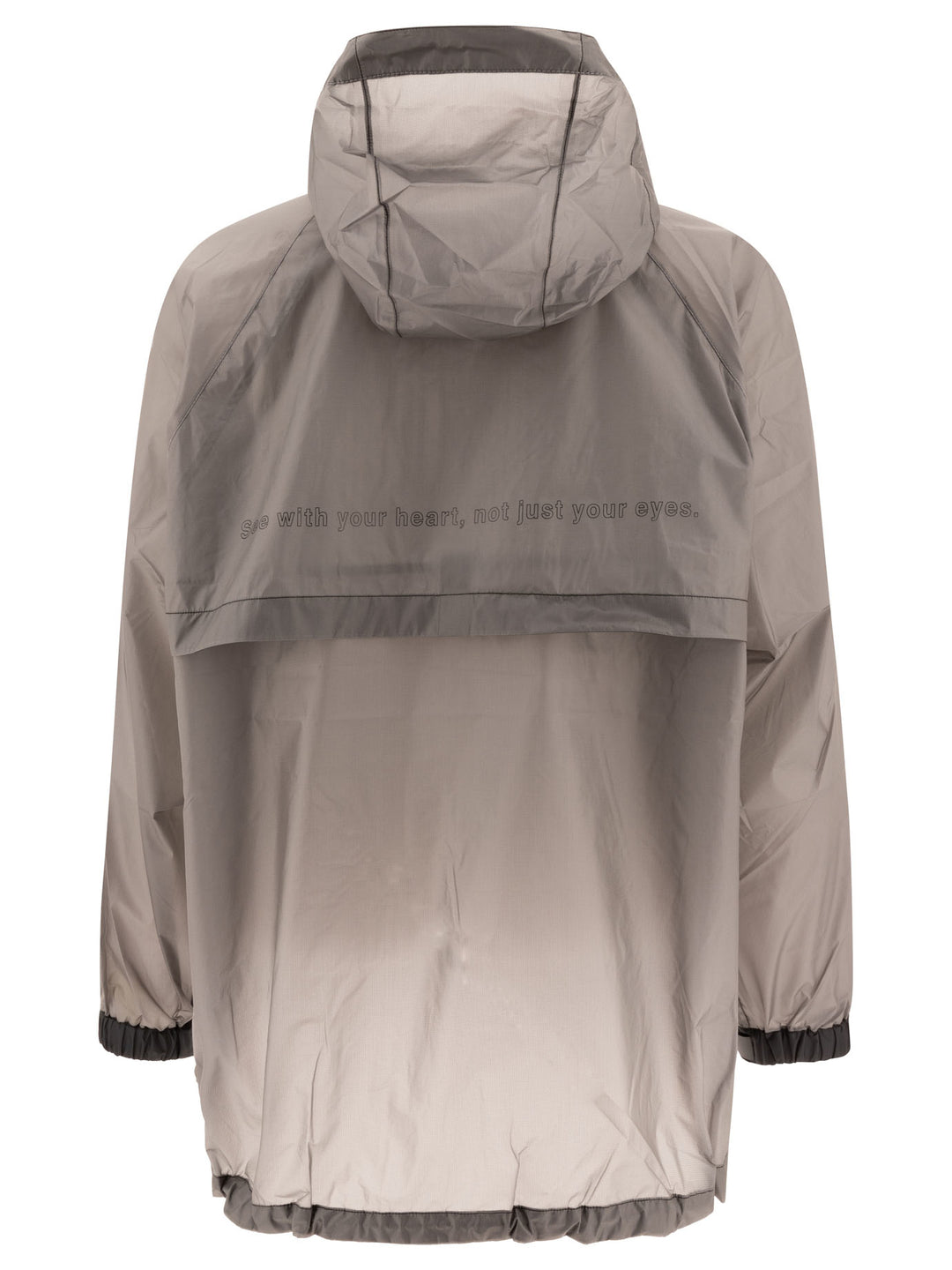 Sheer Loose Jackets Grey