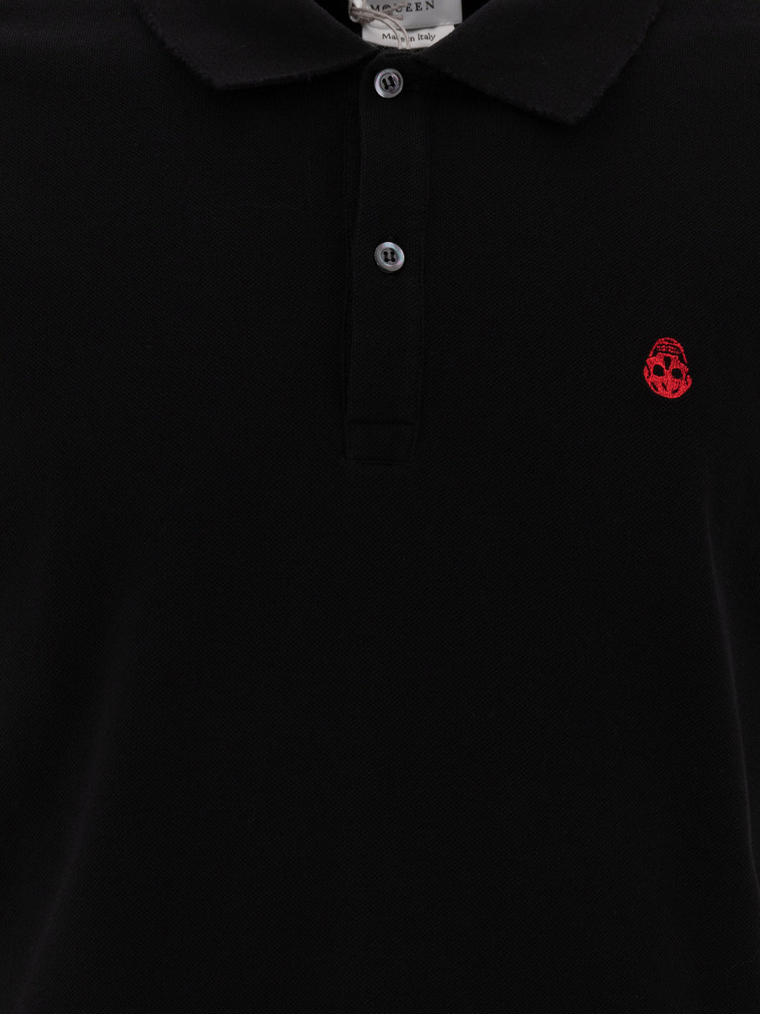 Inverted Skull Polo Shirts Black