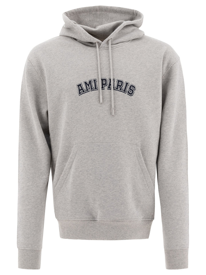 Ami Paris Sweatshirts Grey