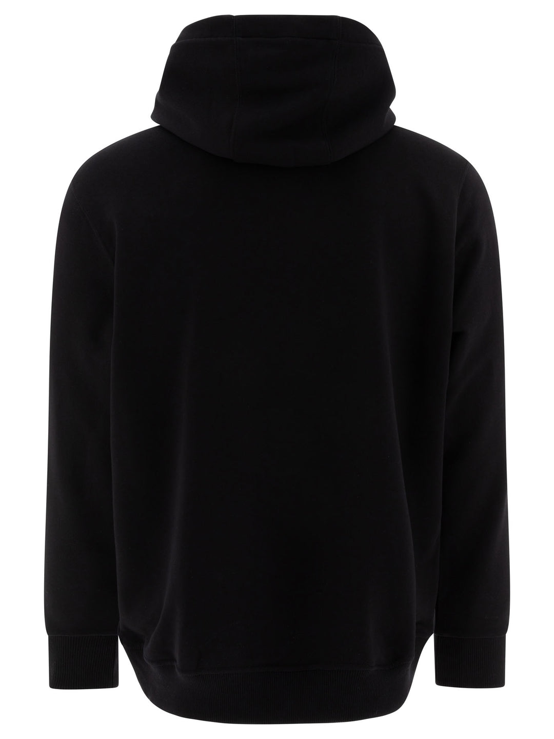 Logo Cotton Hoodie Sweatshirts Black