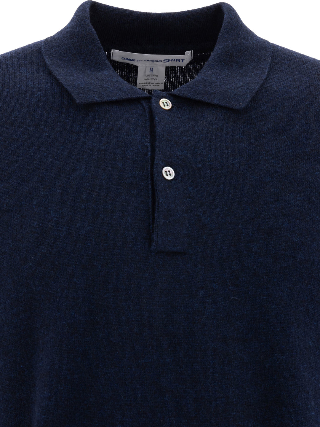 Wool Polo Shirt Polo Shirts Blue