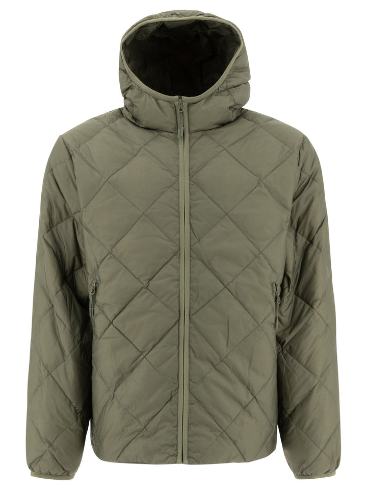 Light Down Hooded Jacket Jackets Green