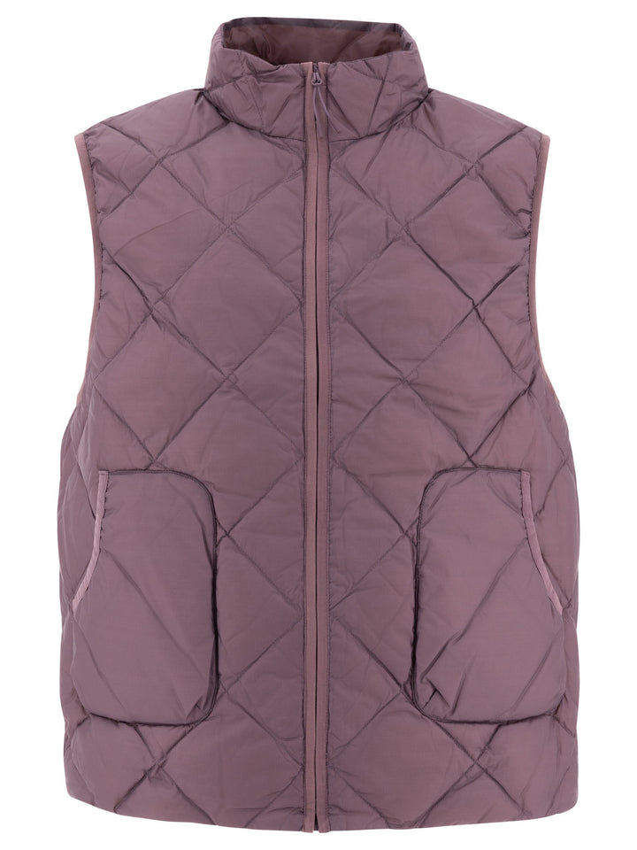 Light Down Vest Jackets Purple