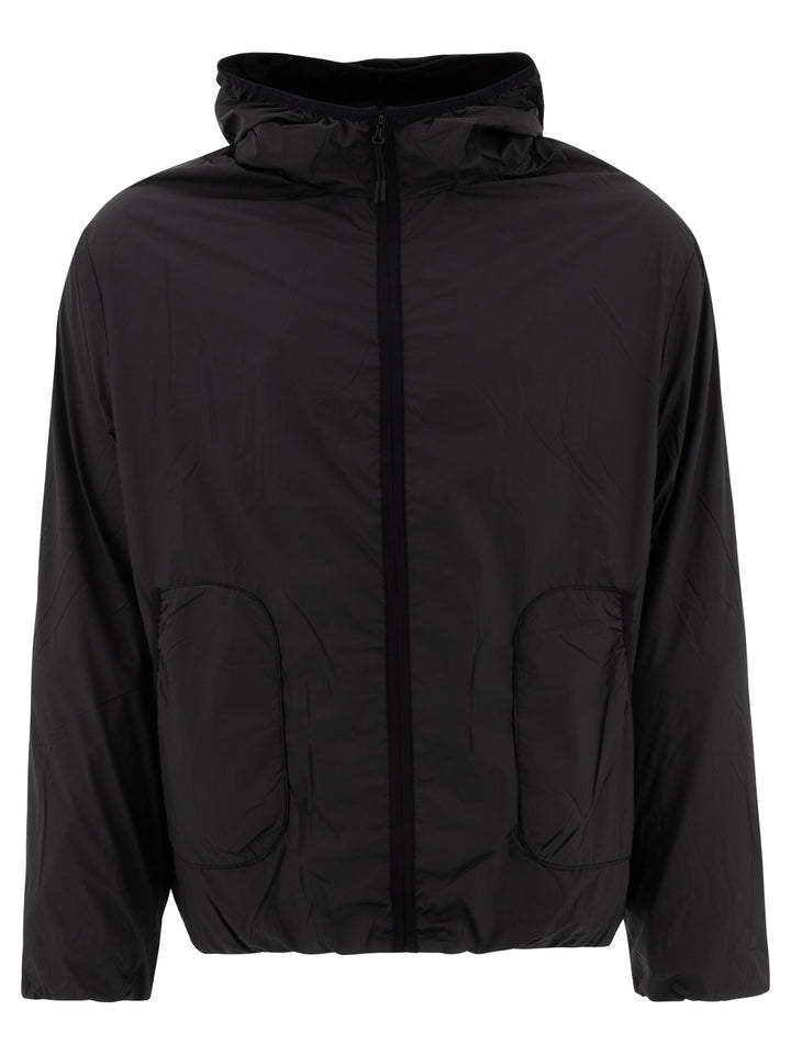 Windproof Hooded Jacket Jackets Black