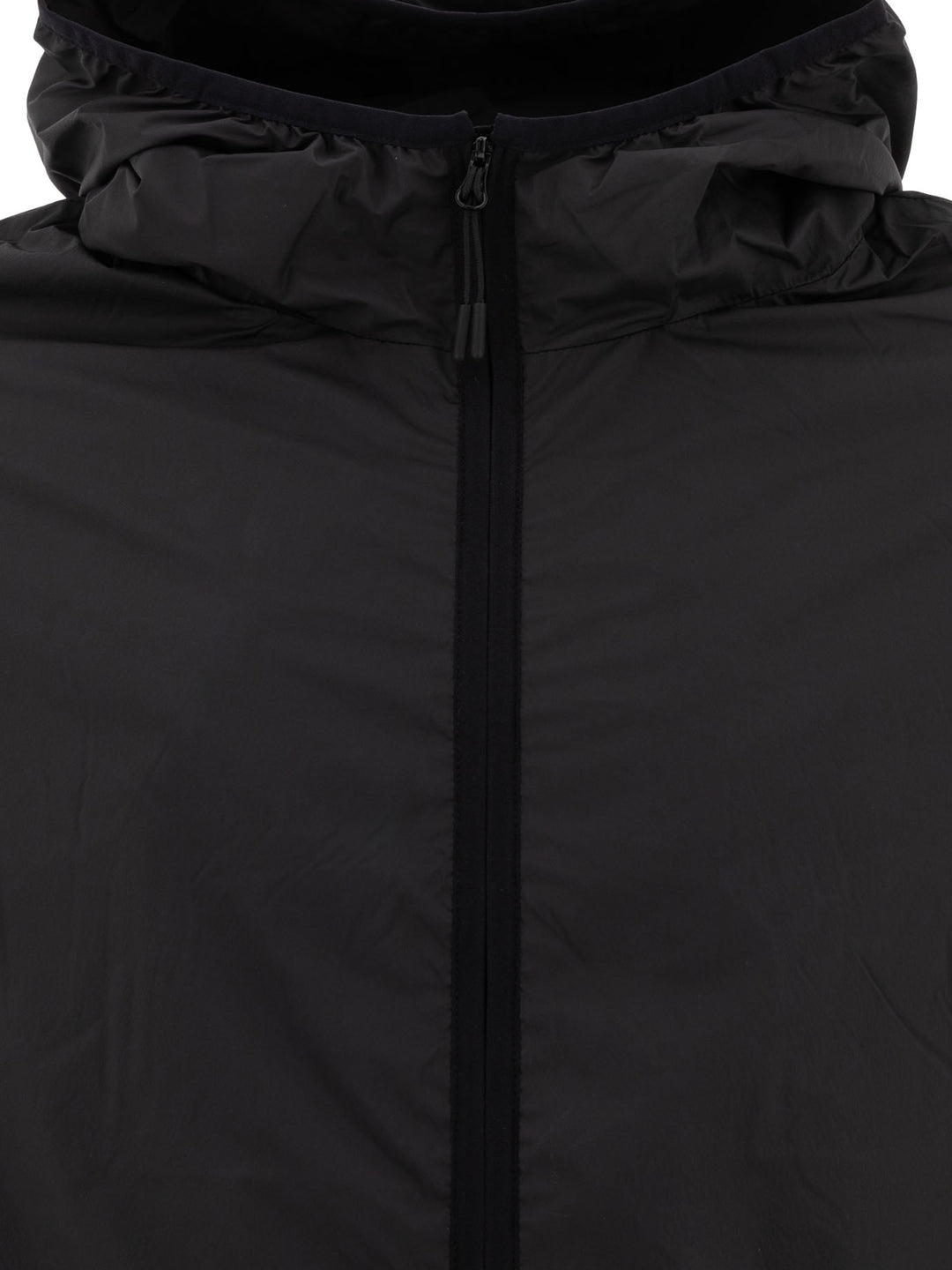 Windproof Hooded Jacket Jackets Black