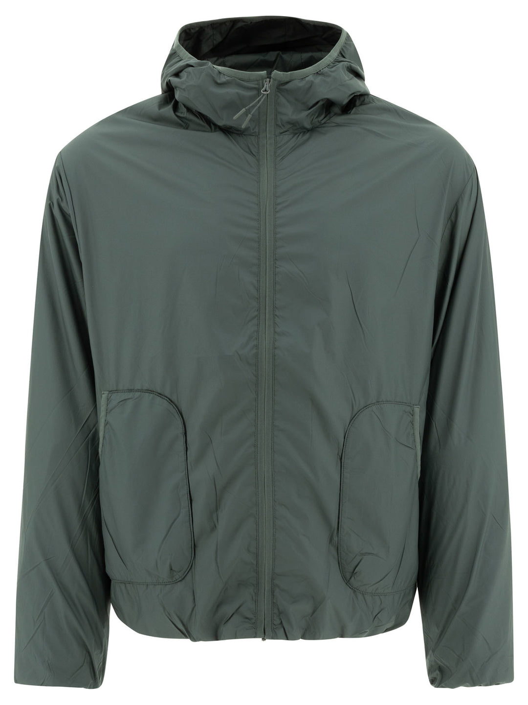 Windproof Hooded Jacket Jackets Grey