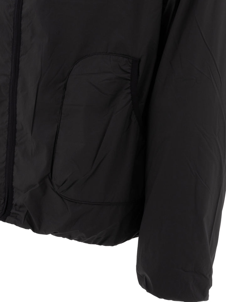 Windproof Hooded Jacket Jackets Black