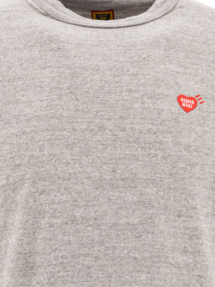 Heart T-Shirts Grey