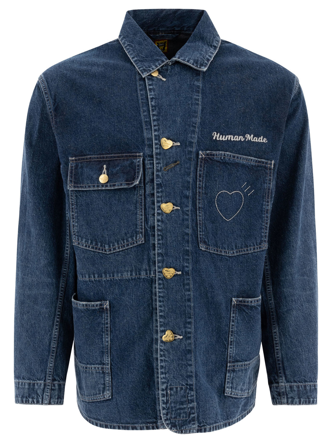 Denim Coverall Jackets Blue