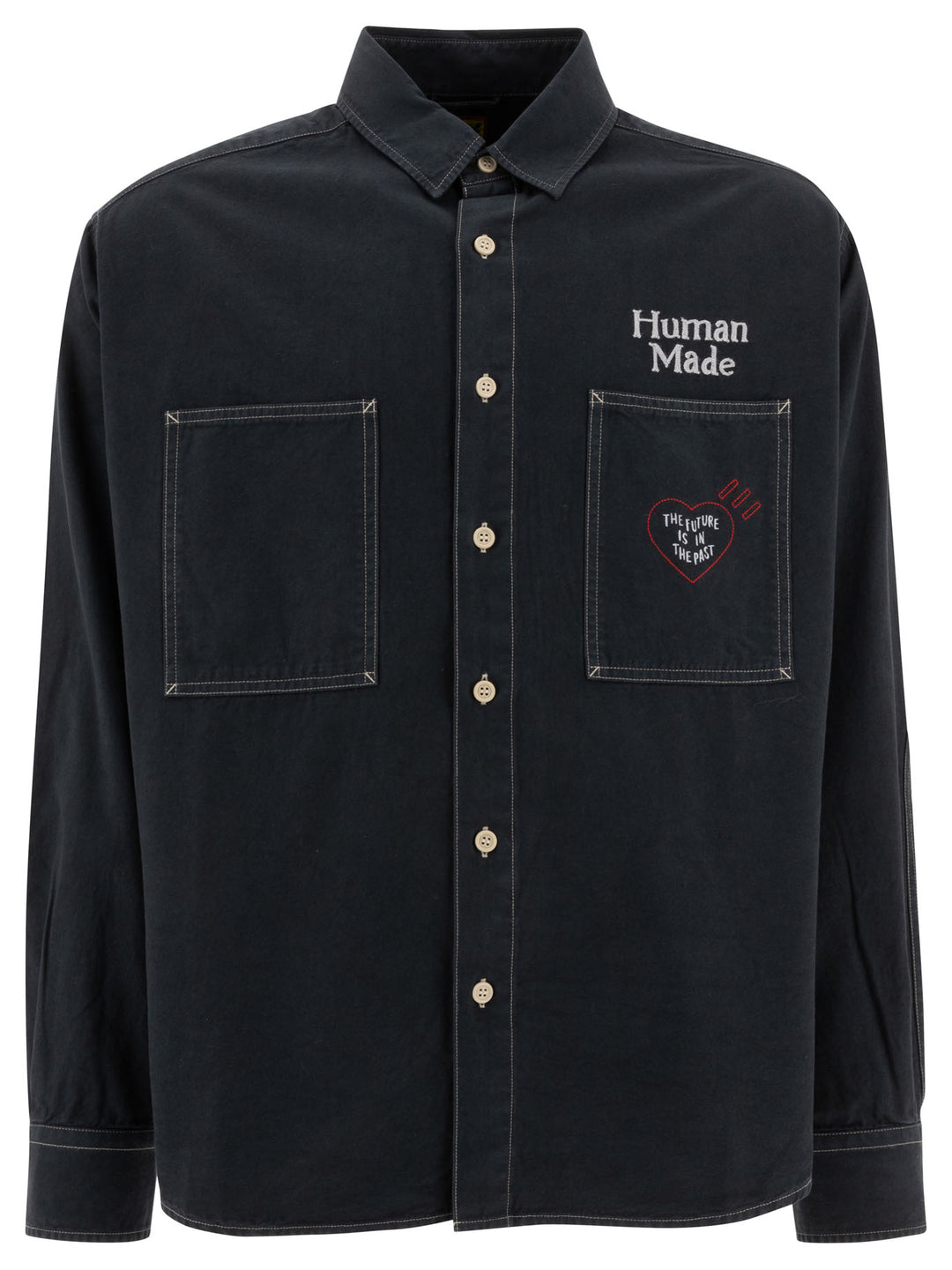 Stitch Work Shirts Black