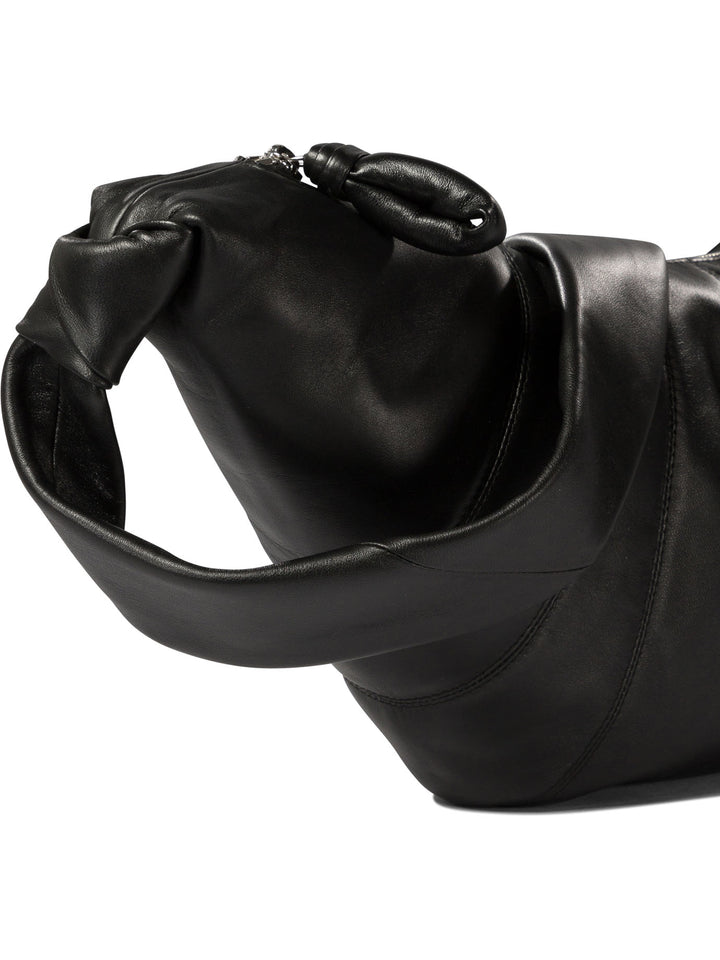 Medium Croissant Shoulder Bags Black