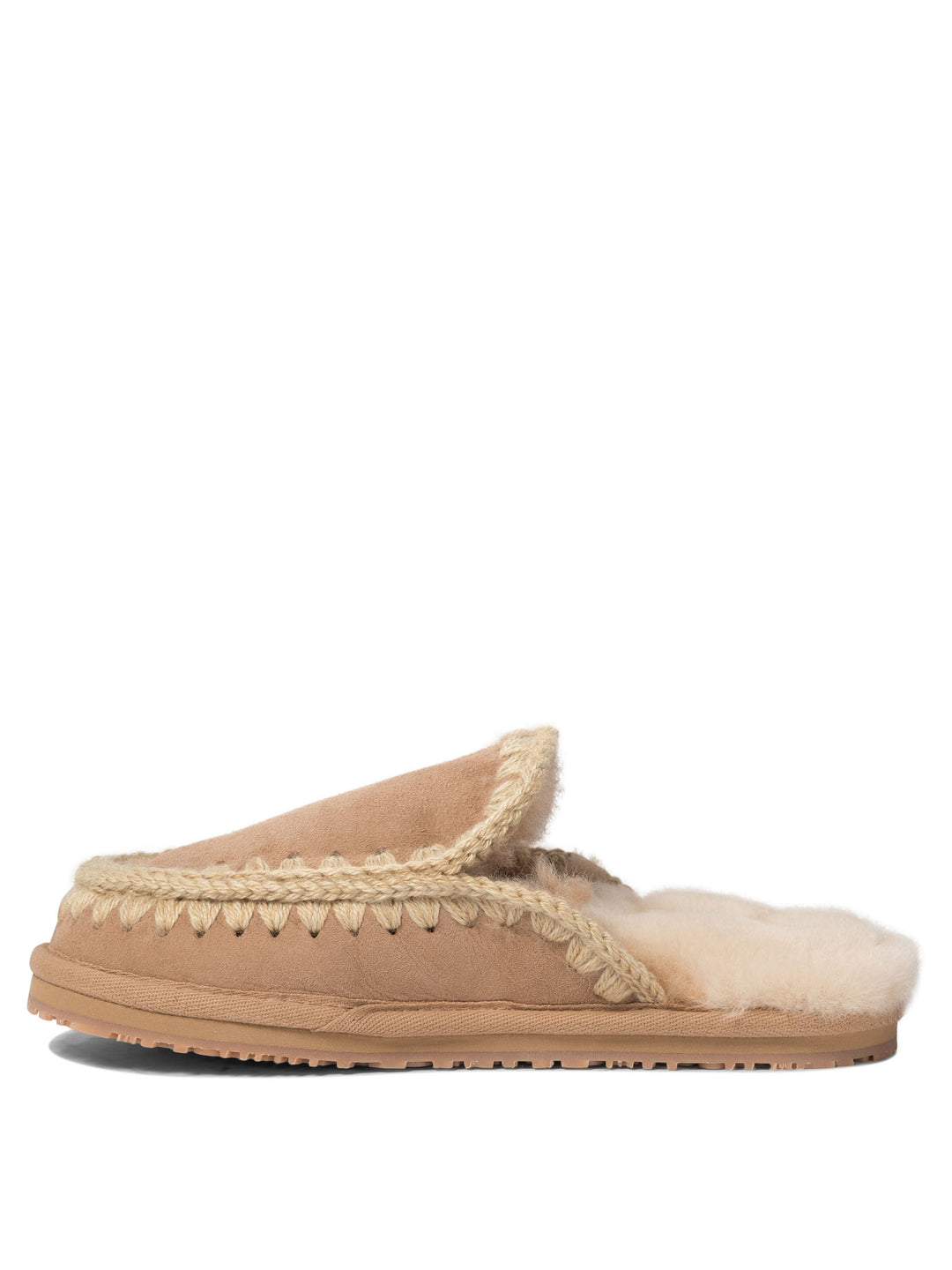 Full Eskimo Stitch Loafers & Slippers Beige