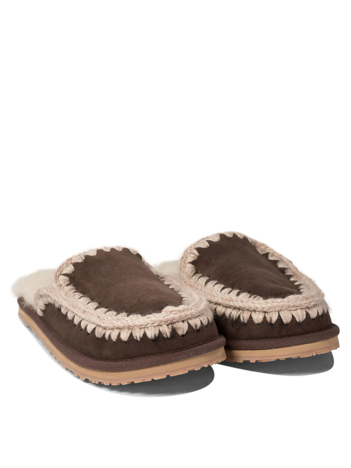 Full Eskimo Stitch Loafers & Slippers Brown