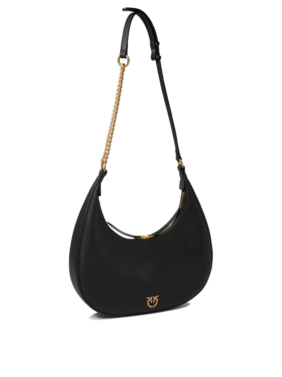 Brioche Hobo Shoulder Bags Black