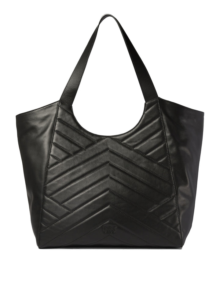 Puzzle Shoulder Bags Black