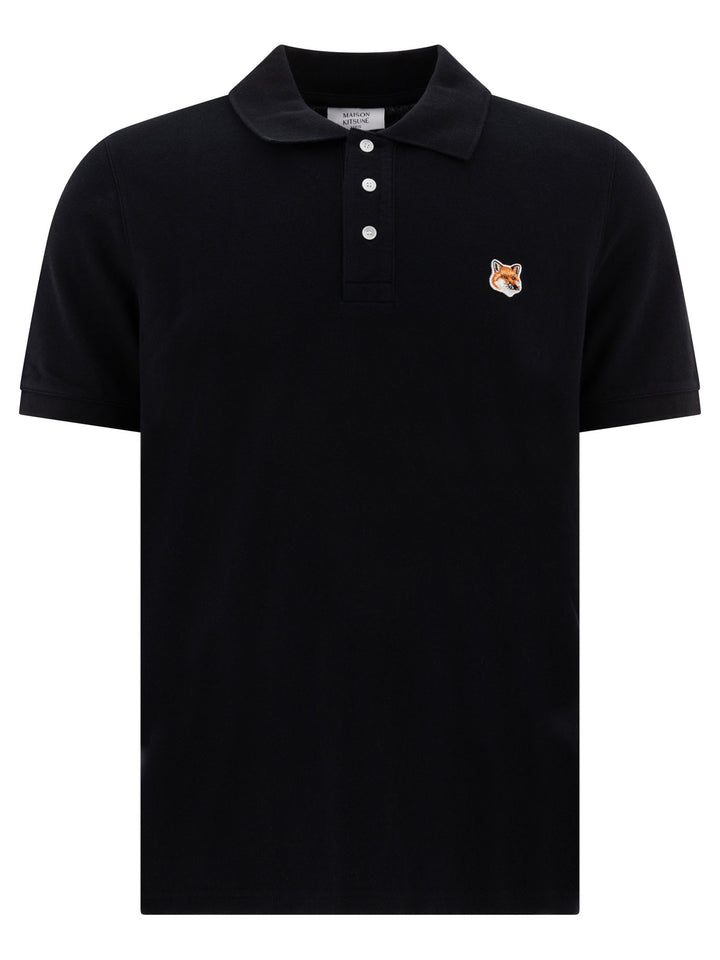 Fox Head Polo Shirts Black