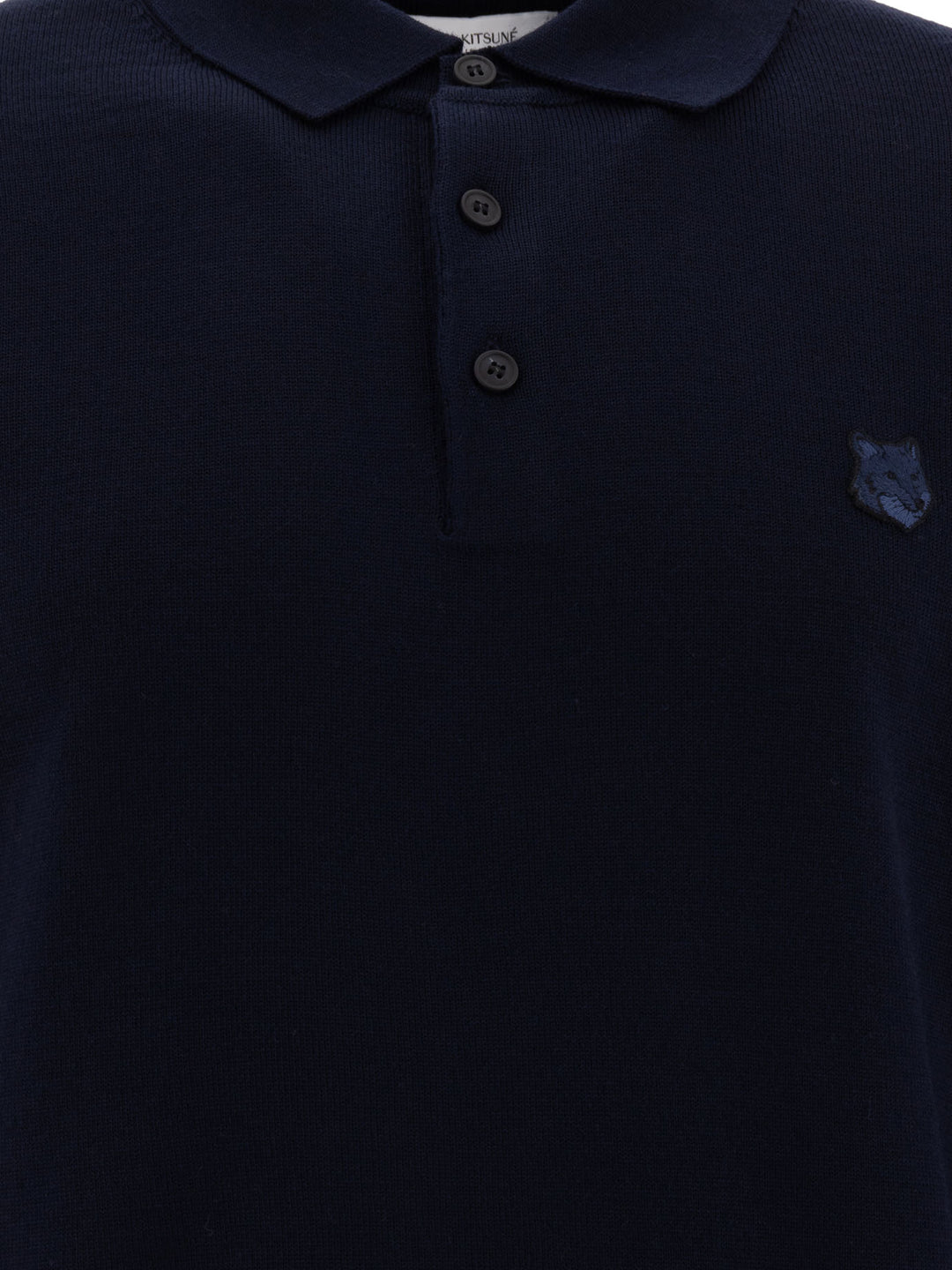 Bold Fox Head Polo Shirts Blue