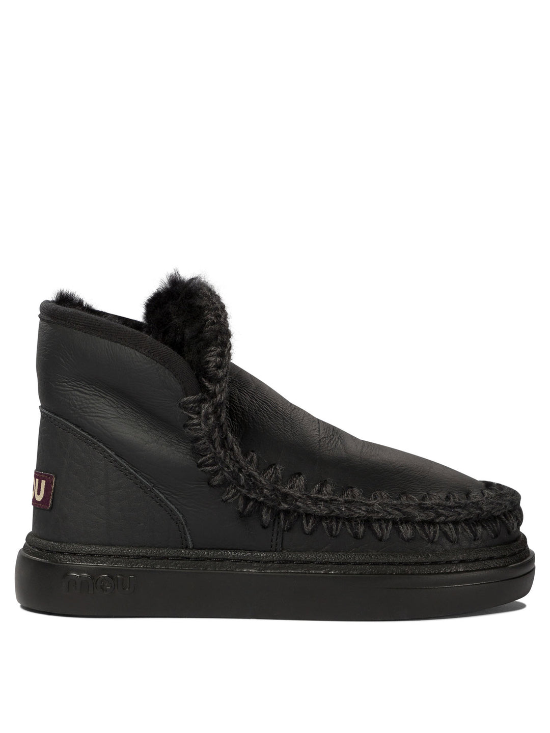 Eskimo Bold Ankle Boots Black