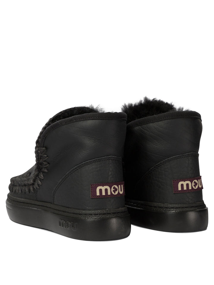 Eskimo Bold Ankle Boots Black