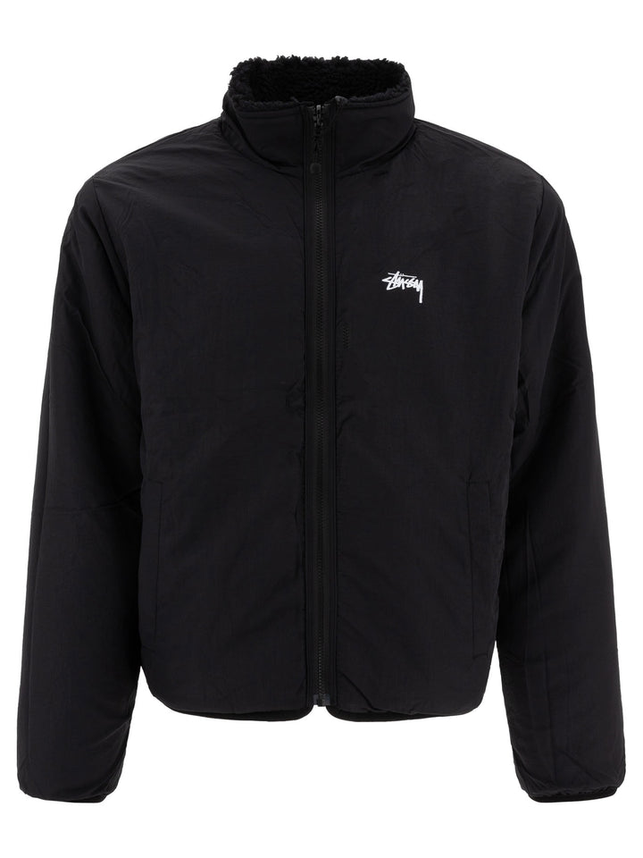 Reversible Sherpa Jacket Jackets Black