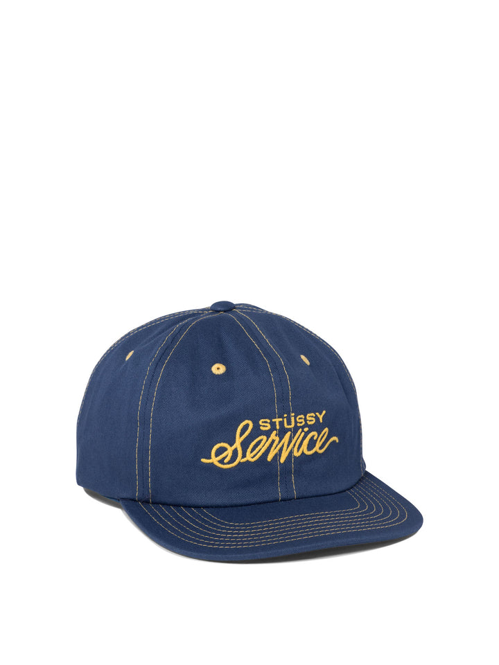 StüSsy Service Hats Blue