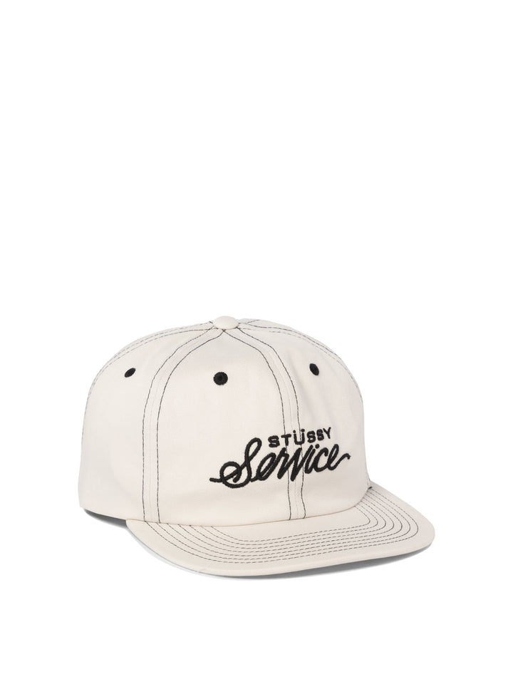 StüSsy Service Hats White